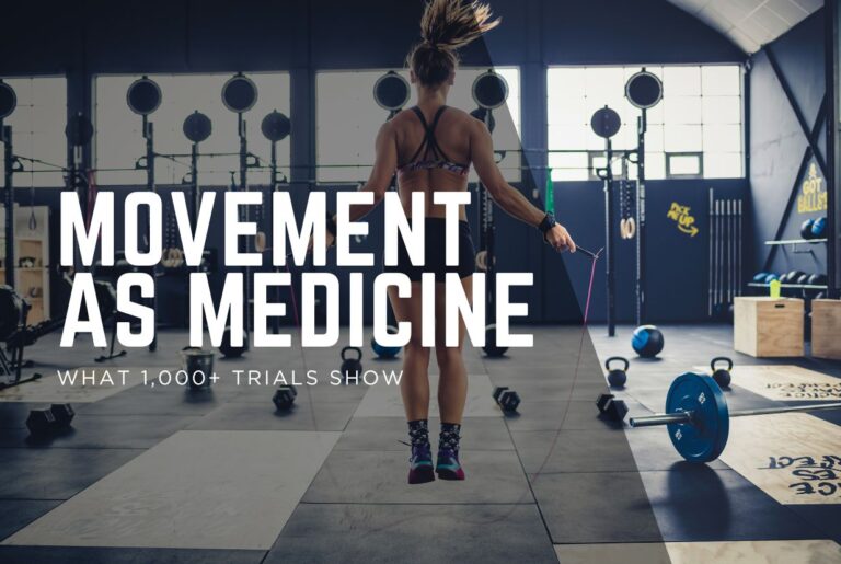 Woman doing double unders, exercise and depression