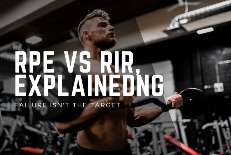 RPE vs RIR: How Hard Should You Actually Train?